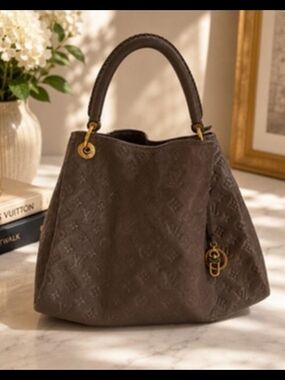 Monogram-Embossed Black NOT Authentic